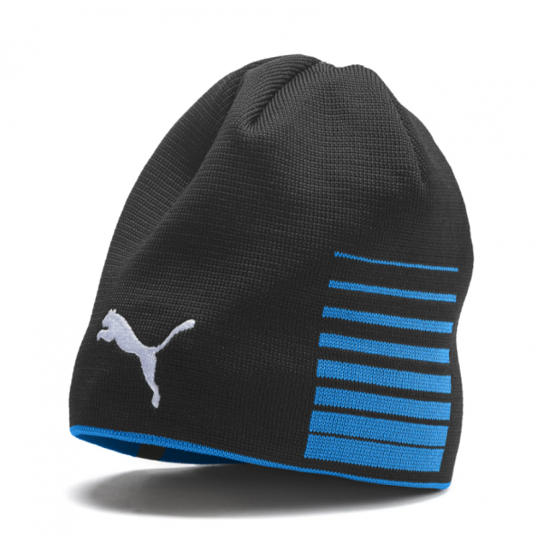 Puma LIGA Reversible Beanie - blau/schwarz